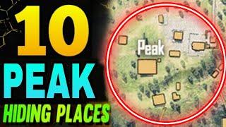 PEAK HIDDEN PLACE IN FREE FIRE ! TOP 10 HIDE PLACE IN BERMUDA MAP ! RANK PUSH TIPS ! Game knowledge