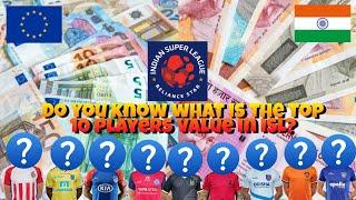 Indian super league top 10 foreign players market value