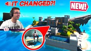 Nick Eh 30 reacts to NEW secret MAP CHANGE in Fortnite!