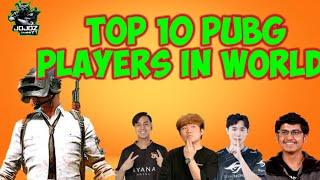 TOP 10 PUBG PLAYERS IN THE WORLD|| SALARY || PLACE ||pubg id|name| by JOJOZ