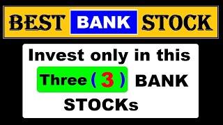 Top 3 BANK stocks for Long term investment | MULTIBAGGER BANK STOCK 2020 #smkc