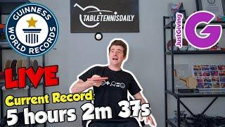 World Record Attempt - Most Consecutive Bounces on a Table Tennis bat