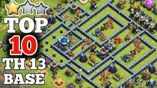 Unbeatable TOP 10 TH13 War Base + Link | ( link included in description ) | Clash Of Clans