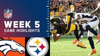 Broncos vs. Steelers Week 5 Highlights | NFL 2021