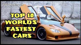 Top 10 Fastest road legal cars in the world | World's Fastest Car