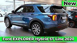 New Ford EXPLORER Hybrid ST Line 2020 Review Interior Exterior