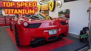 CHEAPEST TITANIUM FERRARI 458 EXHAUST! Top Speed