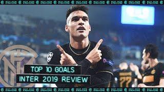 INTER TOP 10 GOALS | 2019 REVIEW feat. Romelu Lukaku, Lautaro Martinez, Marcelo Brozovic... ⚽⚫