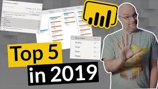 Top 5 Power BI items for 2019 (Roundup | January 6, 2016)