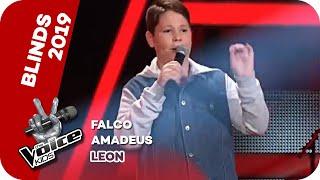 Falco - Rock Me Amadeus (Leon) | Blind Auditions | The Voice Kids 2019 | SAT.1