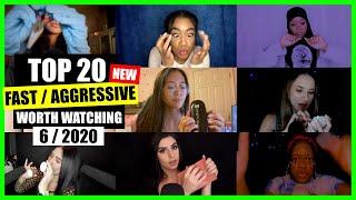 ASMR / FAST / AGGRESSIVE (Hand Sounds, Mouth Sounds, Tapping) / TOP 20 / 6/2020 / ASMR Charts
