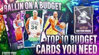 TOP 10 BUDGET CARDS YOU NEED TO PICK UP IF YOU ARE A BUDGET BALLER! NBA 2K20 MYTEAM