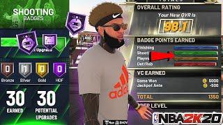 *NEW* NBA 2K20 UNLIMITED BADGE POINTS GLITCH MAX ALL BADGES FAST AFTER PATCH 10!PS4,XB1