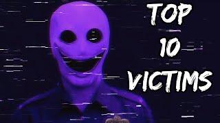 Top 10 FNAF Purple Guy Victims