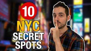 10 AMAZING Hidden Gems & Secret Spots in NYC ! (MUST VISIT)