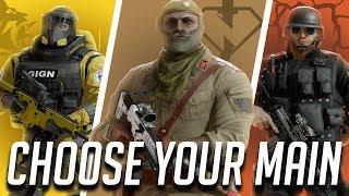 How to Choose Your MAIN OPERATOR in Rainbow Six Siege