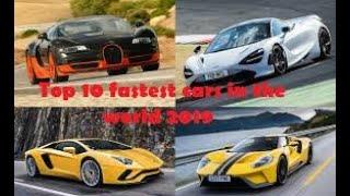 Top 10 Street Cars with the Highest Top Speeds