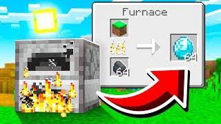 HOW TO TURN GRASS INTO DIAMONDS IN MINECRAFT!