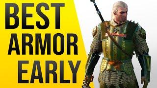 Witcher 3 - Best Armor Early Game Location - Griffin School Gear Location!