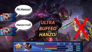 How To Carry Clueless Teammates With Super Buffed Hanzo