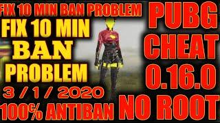 Fix 10 min and third party app ban  problem 1000℅ solve how to cheat pubg 0.16.0 non rooted device