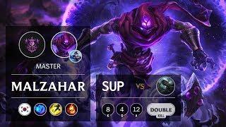 Malzahar Support vs Senna - KR Master Patch 9.22