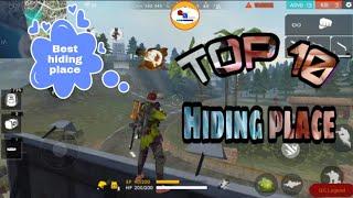 Top 10 hiding place || Free Fire || best covering places