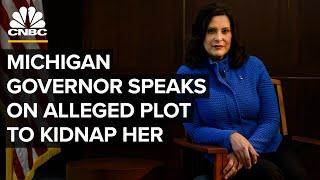 Michigan Gov. Whitmer speaks on six men charged with conspiring to kidnap her —10/8/2020