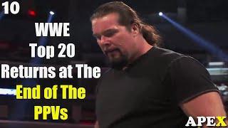 WWE Top 20 Shocking Returns at The End of PPVs
