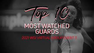 Top 10: Most Watched Guard - WGI Virtual Group Event 3