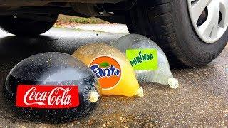 Crushing Crunchy & Soft Things by Car! EXPERIMENT COCA COLA M&M VS CAR