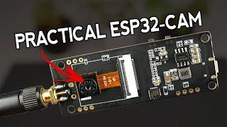 Most Practical ESP32-CAM? Built-in Programmer, OLED, Antenna and Project Examples