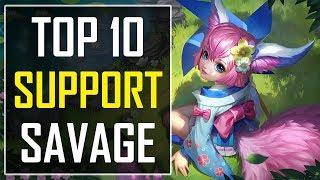 Mobile Legends TOP 10 SAVAGE  - SUPPORT EDITION