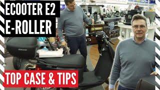 Elektroroller Ecooter E2 - Top Case und Tips