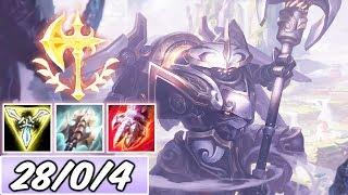 S+ CONQUEROR MECHA KINGDOMS JAX TOP FULL AD BURST | Build & Runes | 94% KP | League of Legends | S10