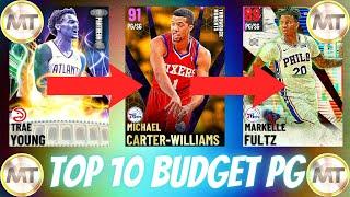 THE TOP 10 *BUDGET* POINT GUARDS IN NBA2K21 MYTEAM | TOP 10 LIST