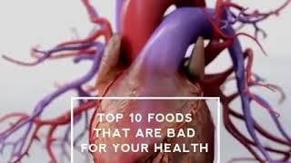 Top 10 foods to be avaoided for health