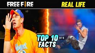 Free Fire Vs Real Life || Top 10 unique and interesting facts in Garena free fire
