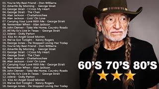 Top 100 Classic Country Songs Of 60s,70s, 80s&90s - Greatest Old Country Music Of All Time Ever