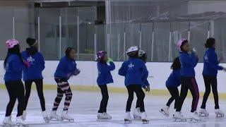 Figure skating lifts up young girls in Detroit