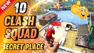 top 10 clash squad secret place in free fire | clash squad tips and tricks Purgatory