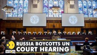 Ukraine's envoy criticises Russia for not showing up at top UN court hearing | English News | WION