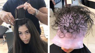 New Haircut & Hair Color Transformation Long Hair- Professional Hairstyles Tutorial Compilation