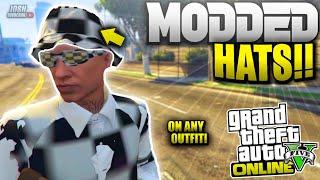 GTA 5 Online - HOW TO SAVE ANY MODDED HATS ON ANY OUTFITS AFTER PATCH 1.50* (GTA 5 MODDED HATS)
