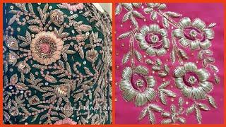 Top10! Very Beautiful Zardosi work Embroidery Designs // New Fancy Embroidery 2020/21 (2)