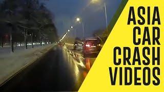 Japan Car Crash - Honda Civic Reared By Distracted Driver