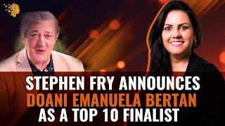 Stephen Fry Announces Doani Emanuela Bertan As A Top 10 Finalist | Global Teacher Prize 2020