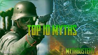 PUBG MOBILE TOP 10 MYTHS END TIPS AND TRICKS