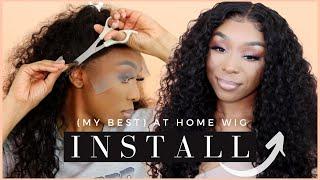 MY STYLIST!? FIRED! MY BEST AT HOME WIG INSTALL TO DATE! | Aliexpress ISee Hair