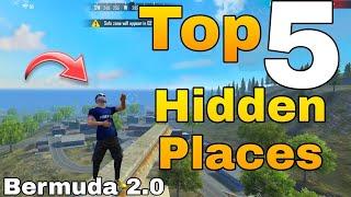 TOP 5 HIDDEN PLACES  BERMUDA 2.0  || NEW HIDDEN PLACE AFTER UPDATE BY ONE DAY GAMING